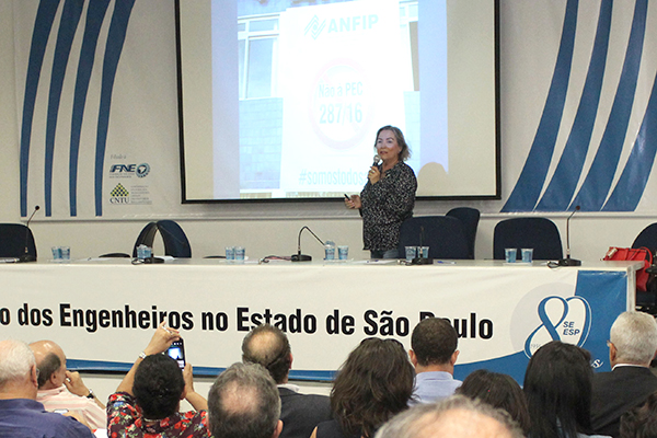 Reforma da Previdência: conselheira da APAFISP ministra palestra no Sindicato dos Engenheiros
