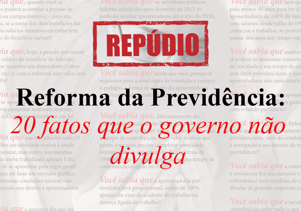 Anamatra divulga cartilha com 20 verdades sobre a Reforma da Previdência