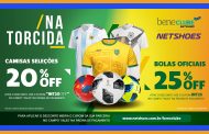 Convênio APAFISP: Netshoes apresenta promoção de bolas e camisas de time para a Copa do Mundo