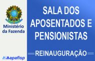 Sala dos Aposentados e Pensionistas do Ministério da Fazenda em São Paulo será reinaugurada sexta-feira