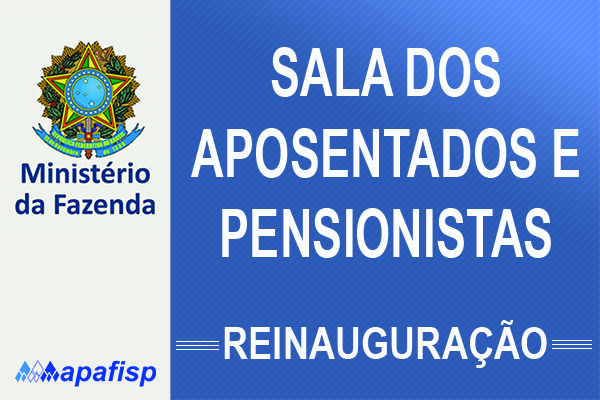 Sala dos Aposentados e Pensionistas do Ministério da Fazenda em São Paulo será reinaugurada sexta-feira