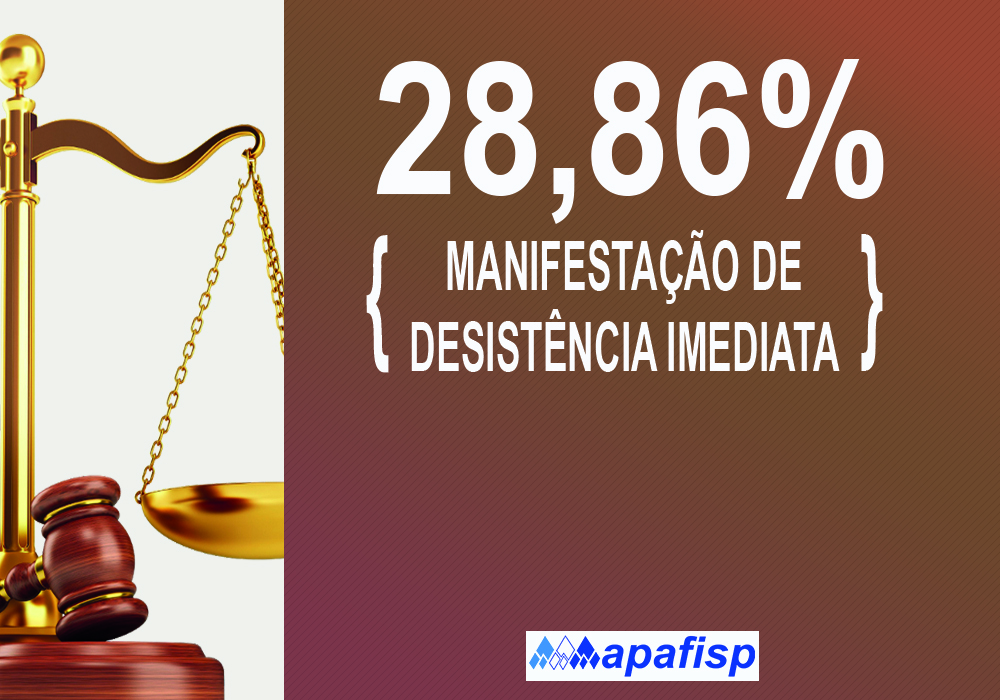 Associados em litispendência devem formalizar desistência em processo dos 28,86% o quanto antes