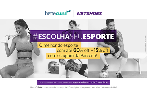 Convênio APAFISP: promoção Escolha Seu Esporte Netshoes