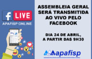 Assembleia Geral Ordinária será transmitida pelo Facebook