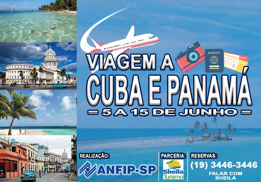 Viagem a Cuba e Panamá no mês de junho; confira os valores e saiba como participar