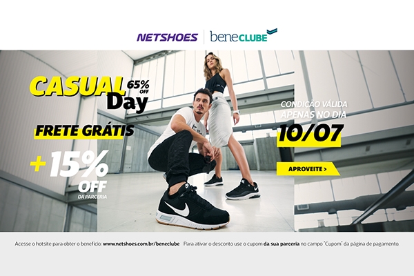 Convênio ANFIP-SP: Casual Day Netshoes