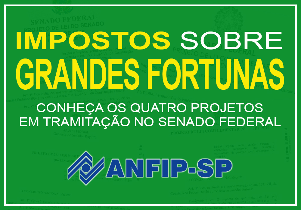 Senado debate quatro propostas de imposto sobre grandes fortunas