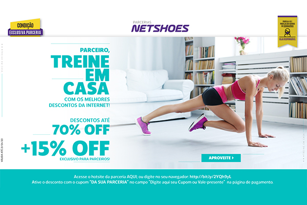 Convênio ANFIP-SP: promoção Netshoes Treine em Casa