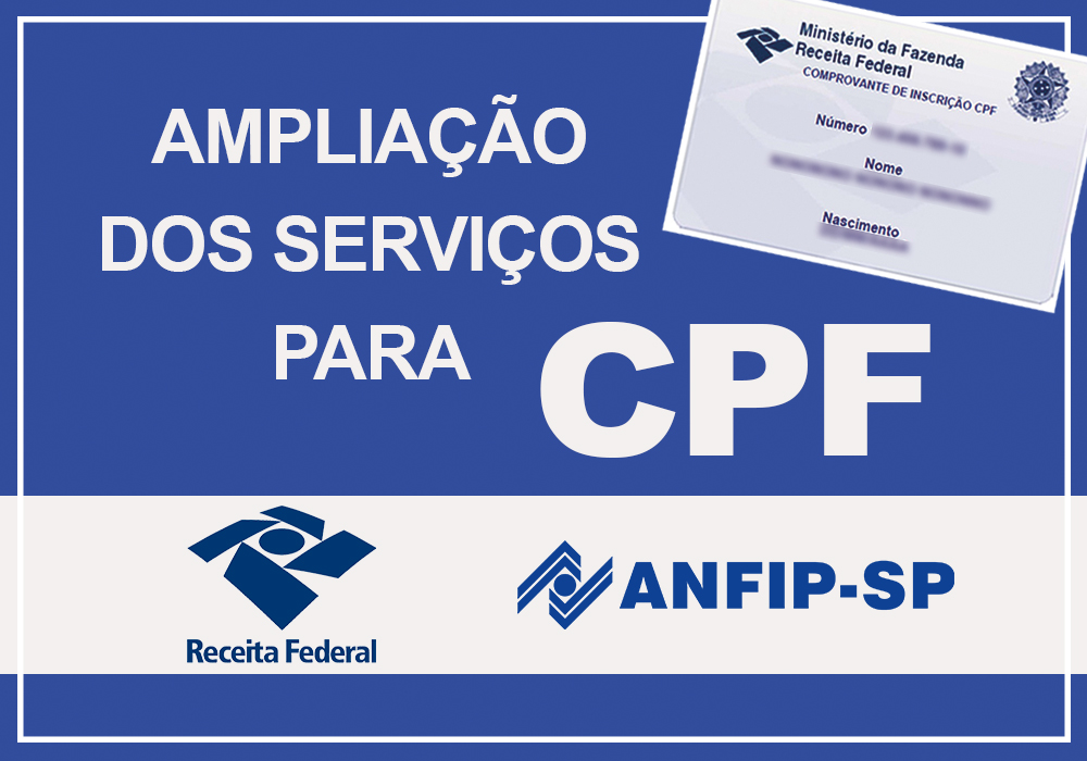 Receita amplia serviços à distância referentes ao CPF para contribuintes de São Paulo