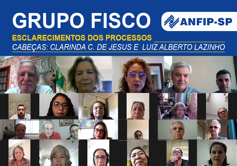 Grupo Fisco: reunião aborda processos de Clarinda Cândida de Jesus e Luiz Alberto Lazinho