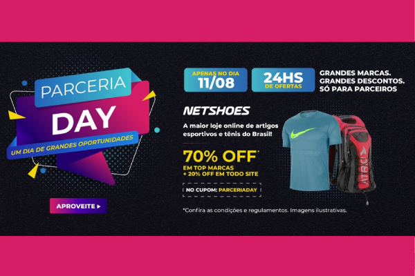 Convênio ANFIP-SP: Netshoes libera descontos exclusivos por 24h