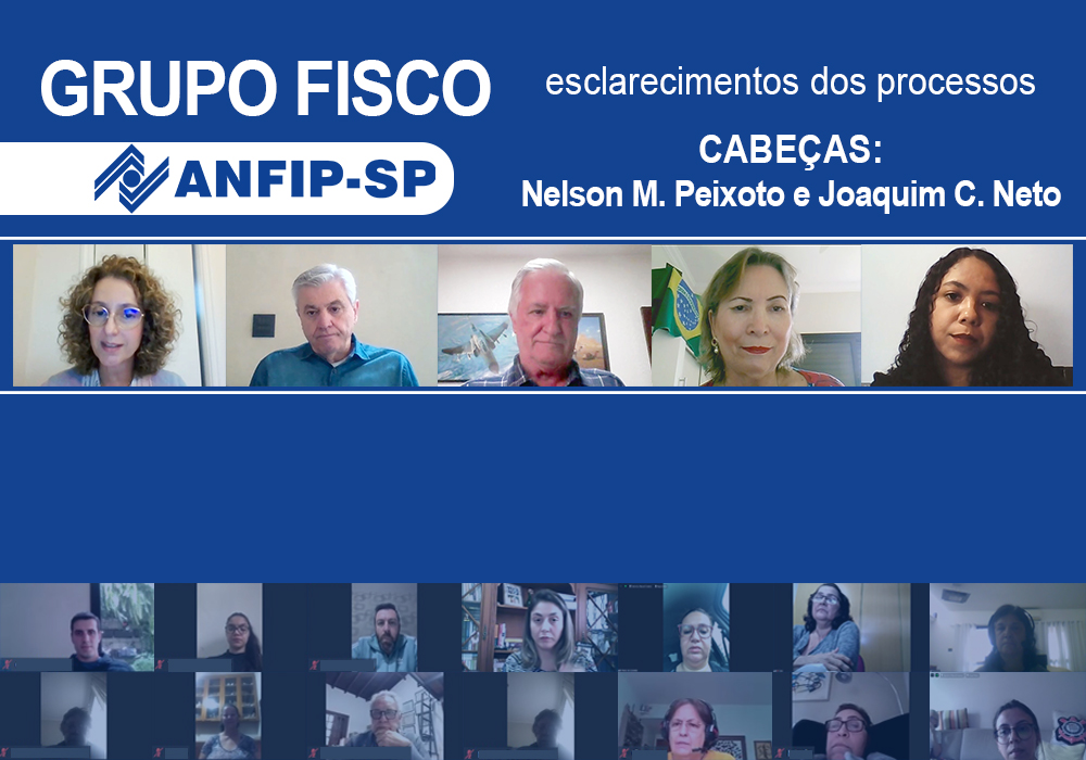 Grupo Fisco: reunião aborda processos de Nelson Martins Peixoto e Joaquim Cardoso Neto