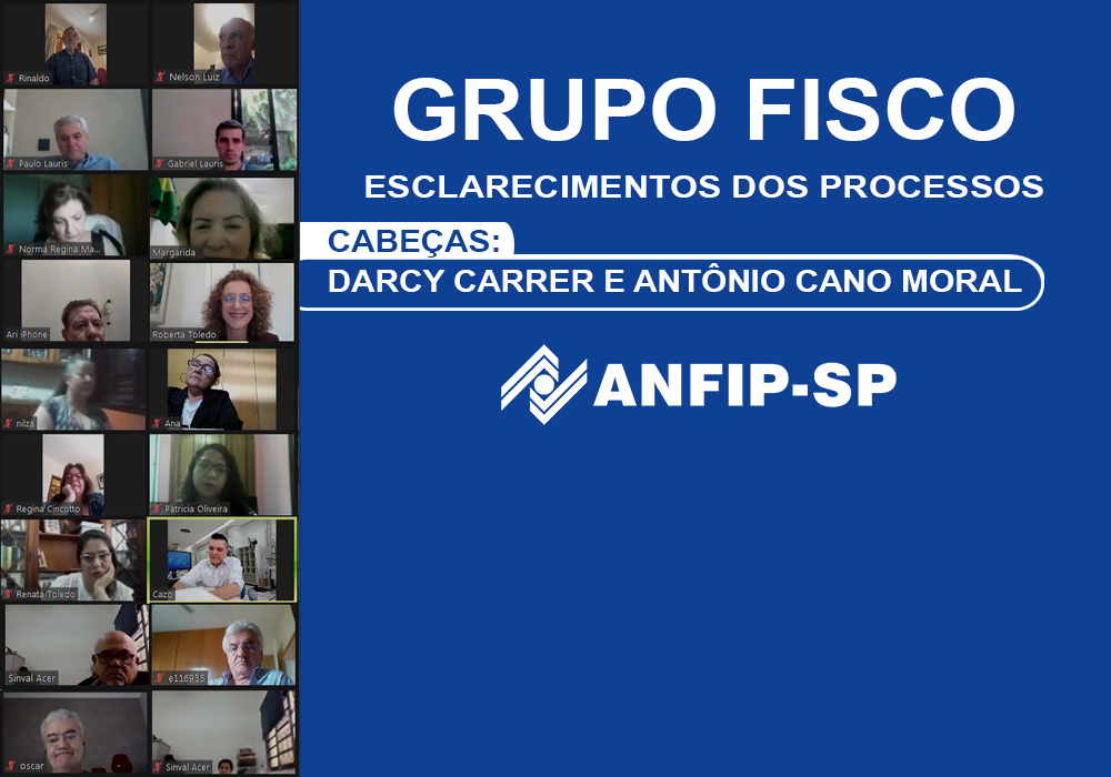 Grupo Fisco: reunião aborda processos de Darcy Carrer e Antônio Cano Moral