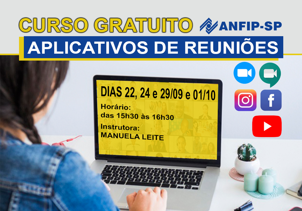 Curso gratuito ensina a utilizar aplicativos de videoconferências; faça já sua inscrição