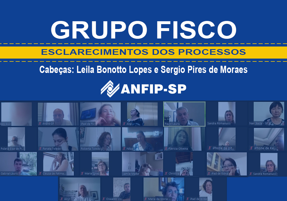 Grupo Fisco: reunião aborda processos de Leila Bonotto e Sérgio Pires de Moraes