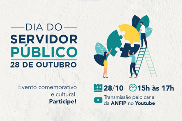Dia do Servidor: participe do evento da Anfip e concorra a Smart TV, Apple Watch, Ipad e mais prêmios