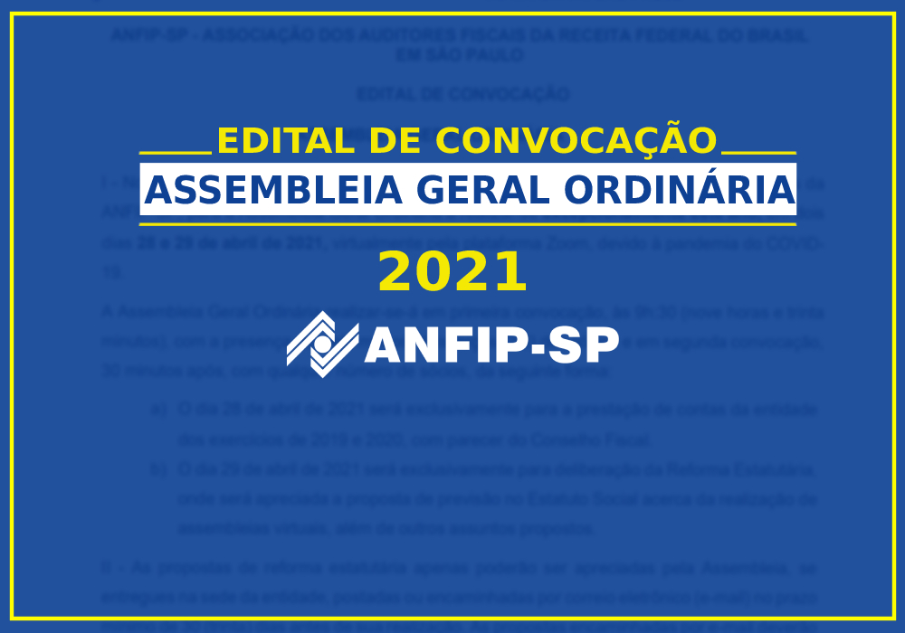 Edital de convocação para Assembleia Geral Ordinária