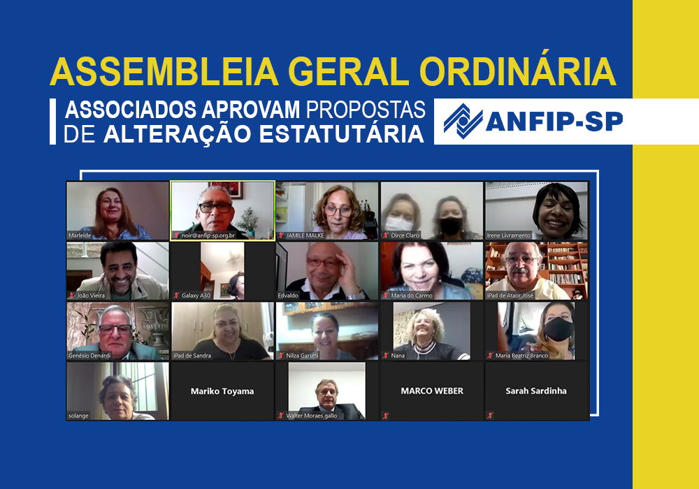 Associados aprovam propostas de reforma do Estatuto da ANFIP-SP; confira as principais