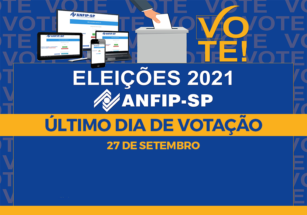 Eleições ANFIP-SP 2021: último dia para votar