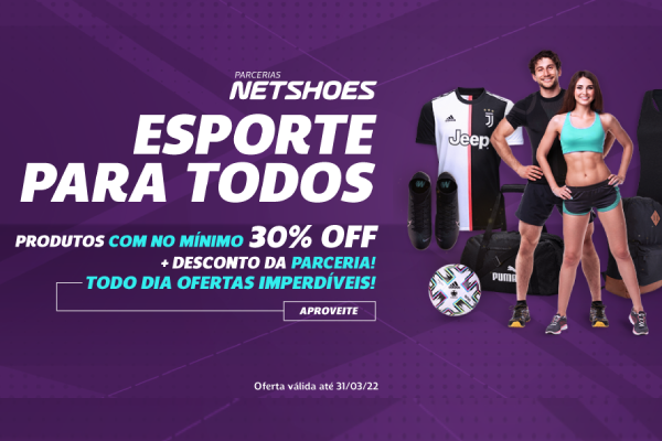 Convênio ANFIP-SP: até 40% de desconto em produtos da Netshoes