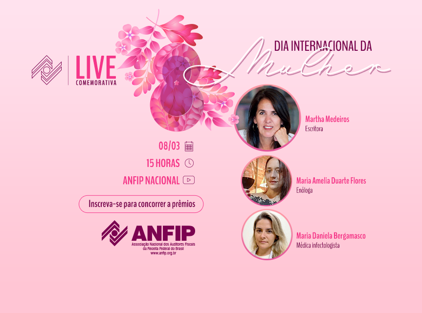 Confira no Youtube a live do Dia Internacional da Mulher da Anfip