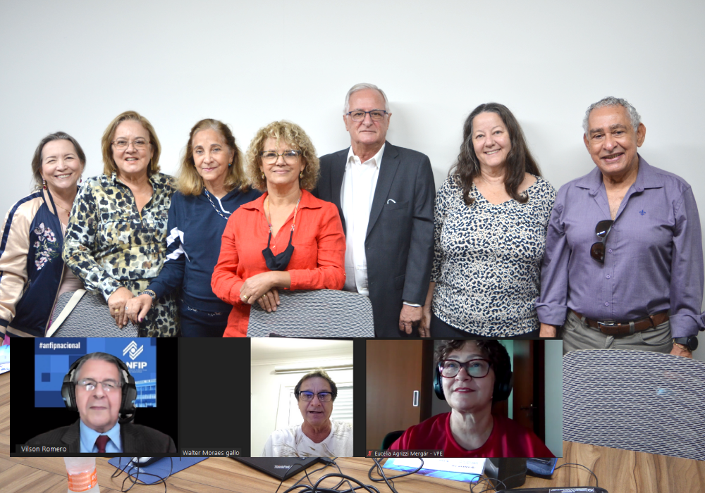 Reunião da Diretoria da ANFIP-SP aborda trabalho para retorno do Subsídio e paridade