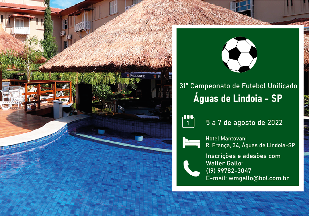 Veja pacote de hospedagem em Águas de Lindoia para acompanhar abertura do Campeonato Unificado