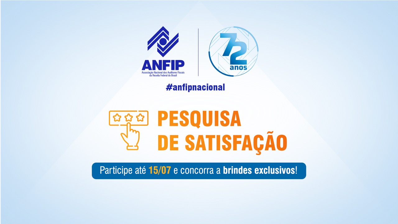 Participe da Pesquisa de Satisfação da ANFIP e concorra a TV, tablet e smartphone