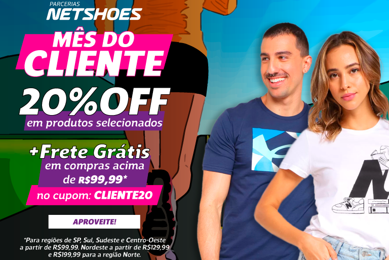 Convênios ANFIP-SP: Netshoes tem desconto de 20% em produtos selecionados