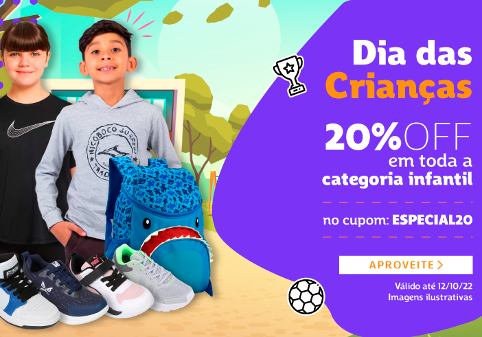 Convênios ANFIP-SP: Netshoes tem desconto de 20% em produtos da categoria infantil