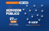Anfip realiza hoje, às 15h, live do Dia do Servidor Público com sorteio de brindes