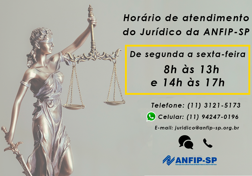 Jurídico da ANFIP-SP atende por telefone, Whatsapp e e-mail; confira os contatos