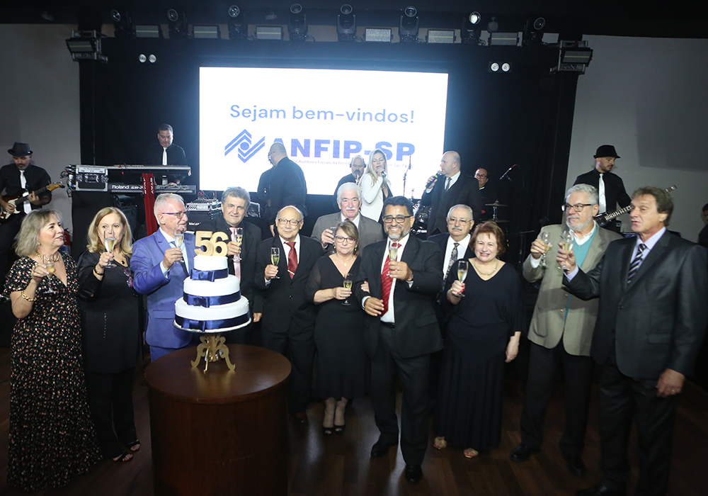 Jantar Anual da ANFIP-SP retorna ao Villa Vérico para celebração de 56 anos da entidade; veja como foi