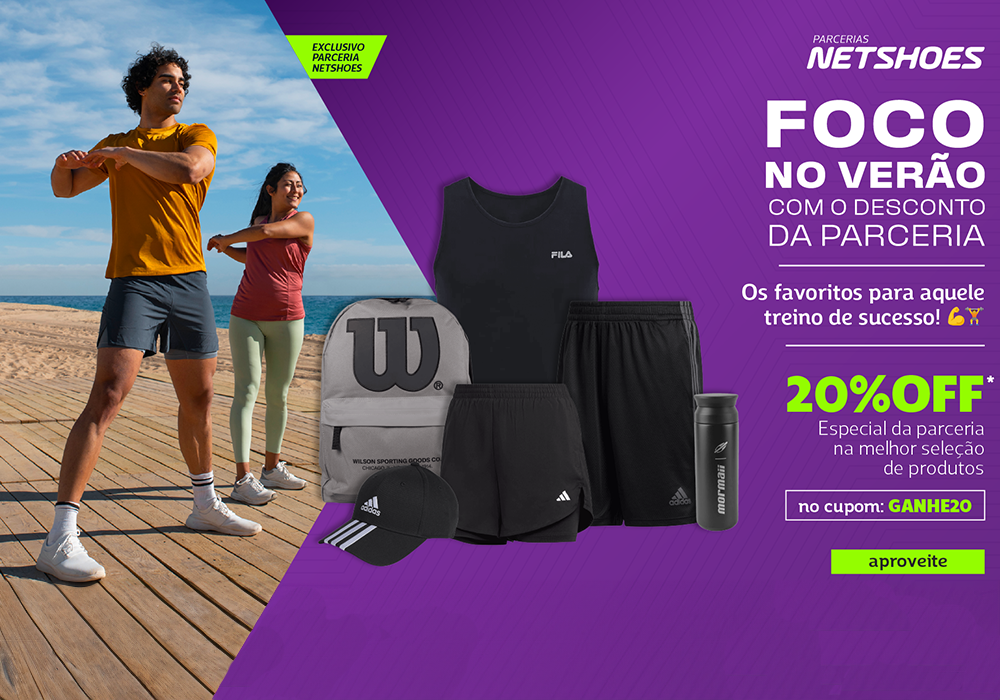 Convênios ANFIP-SP: Netshoes traz 20% de desconto em produtos esportivos