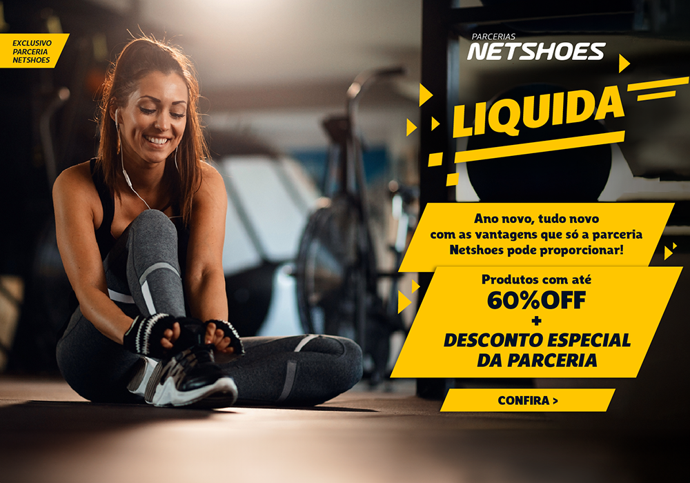 Convênios ANFIP-SP: liquidação na Netshoes tem produtos com até 60% de desconto