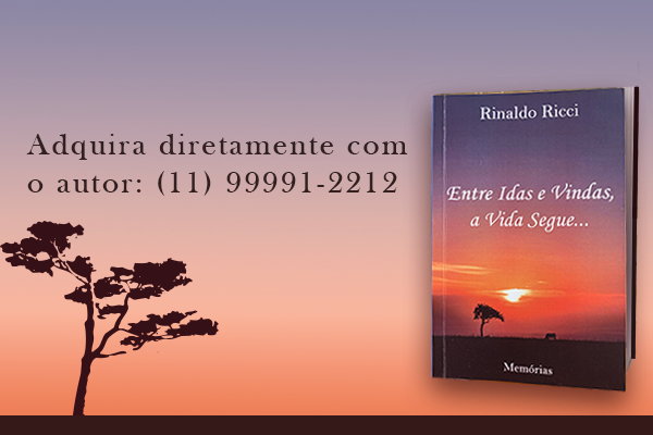 Associado Rinaldo Ricci divulga livro de memórias na ANFIP-SP; veja como adquirir