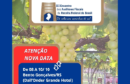Encontro dos Auditores-Fiscais no Rio Grande do Sul é adiado para o mês de outubro