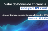 Valor do Bônus de Eficiência sobe para R$ 7 mil no mês de fevereiro