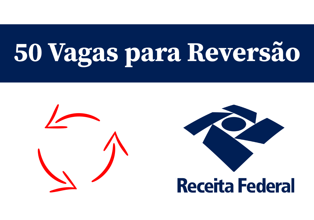Receita Federal disponibiliza 50 vagas destinadas à reversão de Auditores-Fiscais