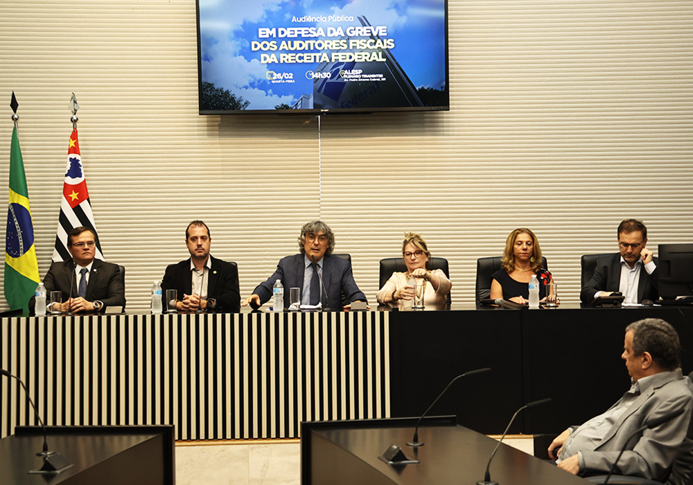 APAFISP participa de Audiência Pública em apoio à greve dos Auditores-Fiscais na Alesp