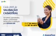 SOUGOV: associados devem realizar validação cadastral até 30/04