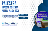 Palestra da APAFISP no dia 13 será última oportunidade para tirar dúvidas sobre IR 2025
