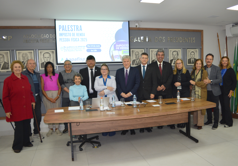 Palestra da APAFISP com tira-dúvidas sobre Imposto de Renda 2025 está disponível no Youtube