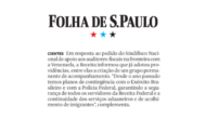 Receita Federal adota medidas de segurança para Auditores-Fiscais na fronteira com Venezuela