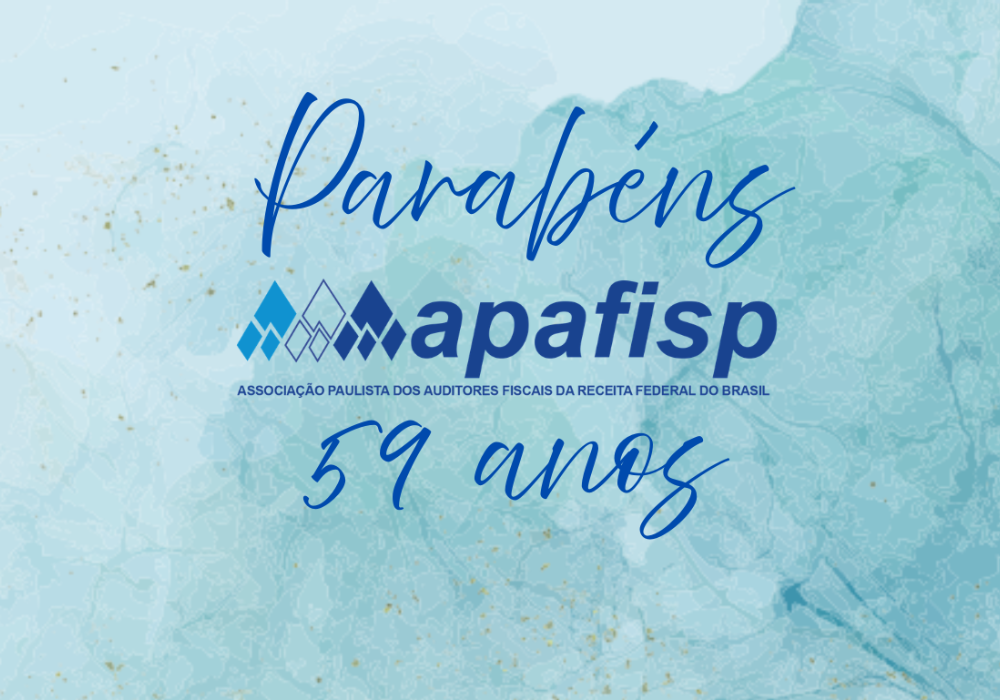 Parabéns à APAFISP pelos 59 anos de atividade!
