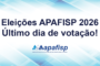 Eleições APAFISP: último dia de votação eletrônica para Presidência, Diretoria e Conselho Fiscal