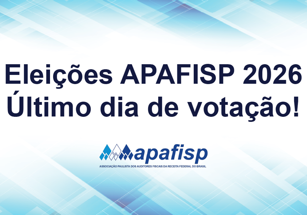 Eleições APAFISP: último dia de votação eletrônica para Presidência, Diretoria e Conselho Fiscal
